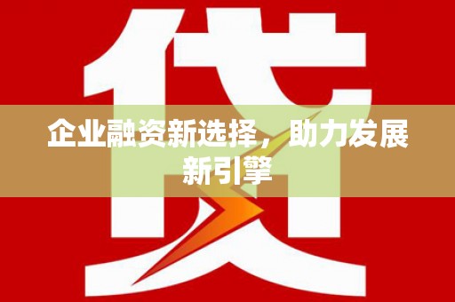 临安企业融资新选择，助力发展新引擎