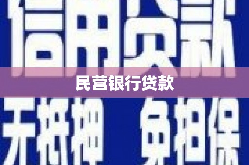 临安民营银行贷款