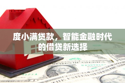 临安度小满贷款，智能金融时代的借贷新选择
