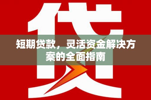 临安短期贷款，灵活资金解决方案的全面指南