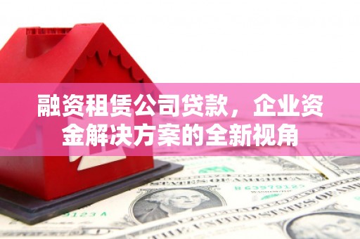 临安融资租赁公司贷款，企业资金解决方案的全新视角
