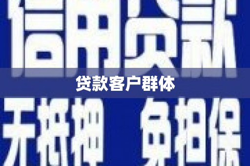临安贷款客户群体
