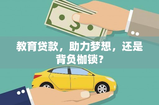 临安教育贷款，助力梦想，还是背负枷锁？