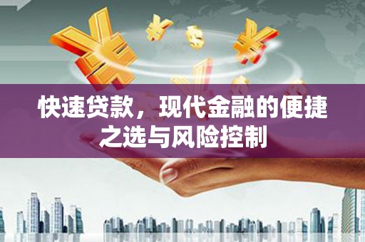 临安快速贷款，现代金融的便捷之选与风险控制
