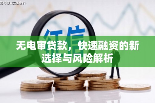 临安无电审贷款，快速融资的新选择与风险解析