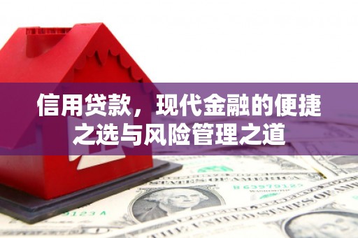 临安信用贷款，现代金融的便捷之选与风险管理之道