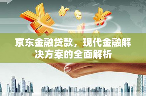 临安京东金融贷款，现代金融解决方案的全面解析