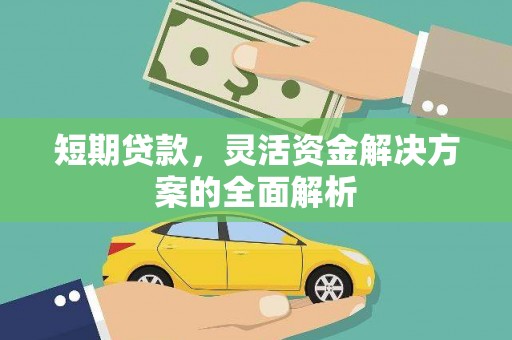 临安短期贷款，灵活资金解决方案的全面解析