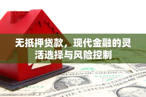 临安无抵押贷款，现代金融的灵活选择与风险控制