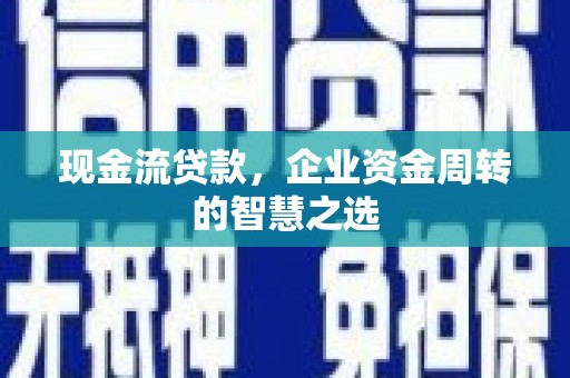 临安现金流贷款，企业资金周转的智慧之选