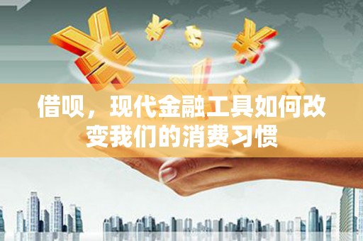 临安借呗，现代金融工具如何改变我们的消费习惯