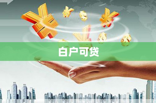 临安白户可贷