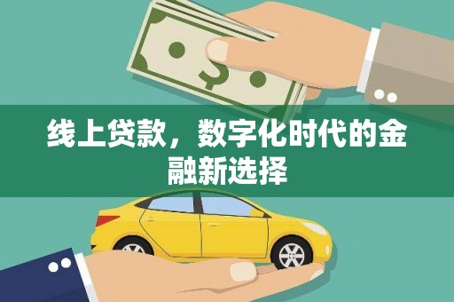 临安线上贷款，数字化时代的金融新选择