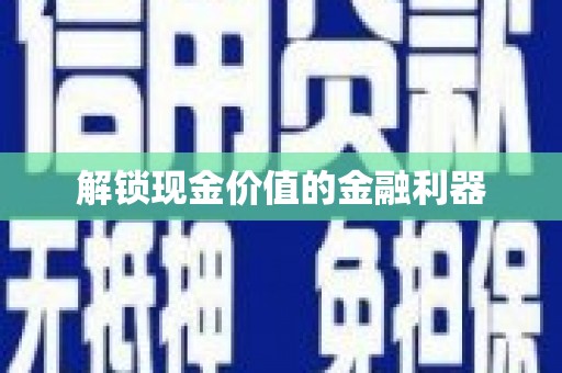 临安解锁现金价值的金融利器