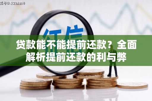 临安贷款能不能提前还款？全面解析提前还款的利与弊
